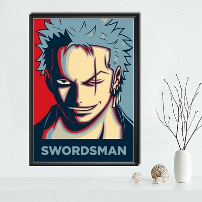 La Boutique One Piece Tableau One Piece Portrait Roronoa Zoro 4 La Boutique One Piece Tableau One Piece Portrait Roronoa Zoro – Image 2