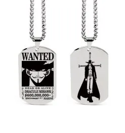 La Boutique One Piece Collier One Piece Wanted Dracule Mihawk