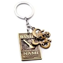 La Boutique One Piece Porte-Clés One Piece Mugiwara Wanted -Vêtements Soldes porte cles one piece mugiwara wanted nami