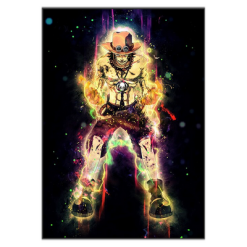 La Boutique One Piece Tableau One Piece Sparks Ace -Vêtements Soldes rrthreth