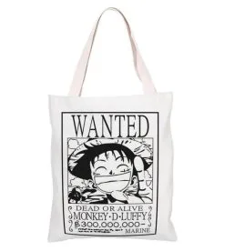La Boutique One Piece Sac De Shopping One Piece Luffy Wanted 1
