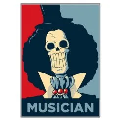 La Boutique One Piece Tableau One Piece Portrait Brook -Vêtements Soldes sdgsghjg