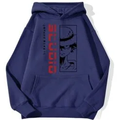 La Boutique One Piece Sweatshirt One Piece Luffy Studio 9 La Boutique One Piece Sweatshirt One Piece Luffy Studio -Vêtements Soldes sweatshirt hoodie monkey luffy studio bleu marine