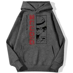 La Boutique One Piece Sweatshirt One Piece Luffy Studio 8 La Boutique One Piece Sweatshirt One Piece Luffy Studio -Vêtements Soldes sweatshirt hoodie monkey luffy studio gris fonce