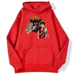 La Boutique One Piece Sweatshirt One Piece Baggy Le Clown 9 La Boutique One Piece Sweatshirt One Piece Baggy Le Clown -Vêtements Soldes sweatshirt hoodie one piece baggy clown rouge