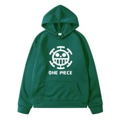 La Boutique One Piece Sweatshirt One Piece Law Blanc -Vêtements Soldes sweatshirt hoodie one piece law logo blanc 10