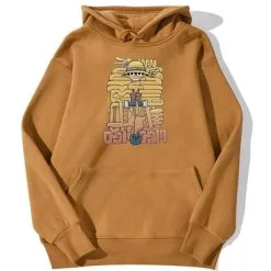 La Boutique One Piece Sweatshirt One Piece Luffy Cartoon -Vêtements Soldes sweatshirt hoodie one piece luffy cartoon brun