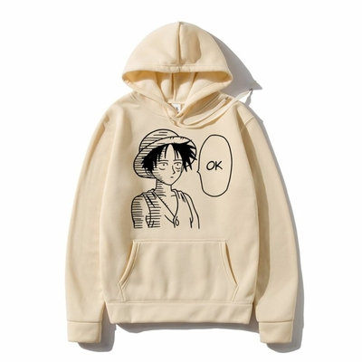 La Boutique One Piece Sweatshirt One Piece Luffy OK 3 La Boutique One Piece Sweatshirt One Piece Luffy OK