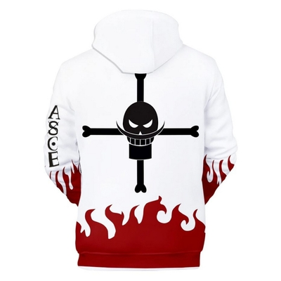 La Boutique One Piece Sweatshirt One Piece Ace Fire 4 La Boutique One Piece Sweatshirt One Piece Ace Fire – Image 2