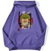 La Boutique One Piece Sweatshirt One Piece Zoro -Vêtements Soldes sweatshirt hoodie one piece roronoa zoro violet