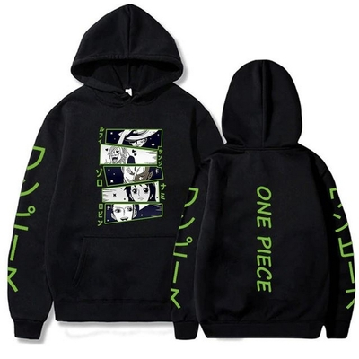 La Boutique One Piece Sweatshirt One Piece Green Mugiwara 3 La Boutique One Piece Sweatshirt One Piece Green Mugiwara