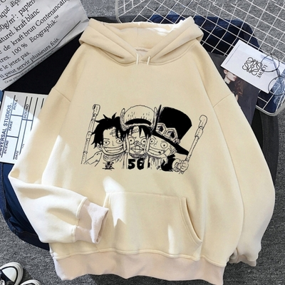 La Boutique One Piece Sweatshirt One Piece Luffy Ace Sabo 4 La Boutique One Piece Sweatshirt One Piece Luffy Ace Sabo – Image 2