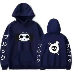 La Boutique One Piece Sweatshirt One Piece Pirate Brook -Vêtements Soldes sweatshirt one piece pirate brook bleu