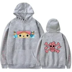 La Boutique One Piece Sweatshirt One Piece Pirate Chopper 10 La Boutique One Piece Sweatshirt One Piece Pirate Chopper -Vêtements Soldes sweatshirt one piece pirate chopper gris