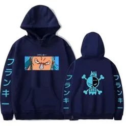La Boutique One Piece Sweatshirt One Piece Pirate Franky -Vêtements Soldes sweatshirt one piece pirate franky bleu