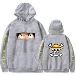 La Boutique One Piece Sweatshirt One Piece Pirate Luffy 10 La Boutique One Piece Sweatshirt One Piece Pirate Luffy -Vêtements Soldes sweatshirt one piece pirate luffy gris
