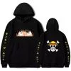 La Boutique One Piece Sweatshirt One Piece Pirate Luffy -Vêtements Soldes sweatshirt one piece pirate luffy noir