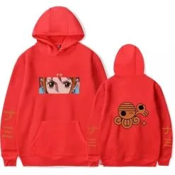 La Boutique One Piece Sweatshirt One Piece Pirate Nami 11 La Boutique One Piece Sweatshirt One Piece Pirate Nami -Vêtements Soldes sweatshirt one piece pirate nami rouge