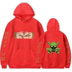 La Boutique One Piece Sweatshirt One Piece Pirate Zoro 11 La Boutique One Piece Sweatshirt One Piece Pirate Zoro -Vêtements Soldes sweatshirt one piece pirate zoro rouge