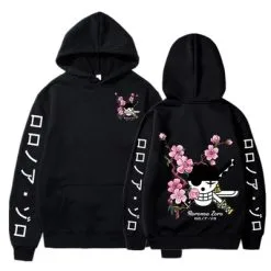 La Boutique One Piece Sweatshirt One Piece Zoro Cherry Tree -Vêtements Soldes sweatshirt one piece roronoa zoro cherry tree noir