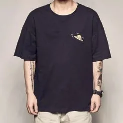 La Boutique One Piece T-Shirt One Piece Neverules -Vêtements Soldes t shirt one piece nerverules monkey luffy noir 1