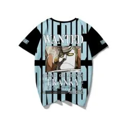 La Boutique One Piece T-Shirt One Piece Wanted Franky -Vêtements Soldes t shirt one piece wanted franky 3
