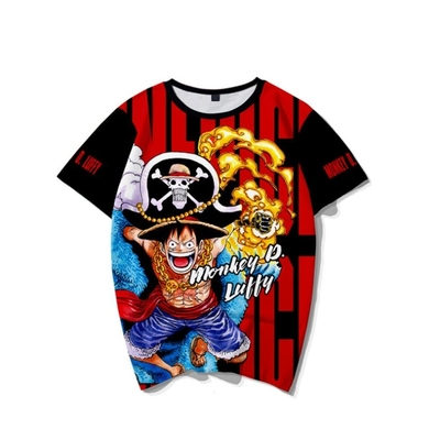La Boutique One Piece T-Shirt One Piece Wanted Luffy 4 La Boutique One Piece T-Shirt One Piece Wanted Luffy – Image 2