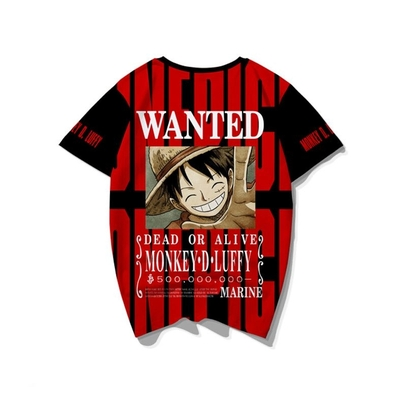 La Boutique One Piece T-Shirt One Piece Wanted Luffy 5 La Boutique One Piece T-Shirt One Piece Wanted Luffy – Image 3