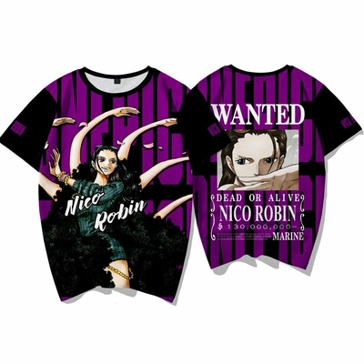 La Boutique One Piece T-Shirt One Piece Wanted Robin 3 La Boutique One Piece T-Shirt One Piece Wanted Robin