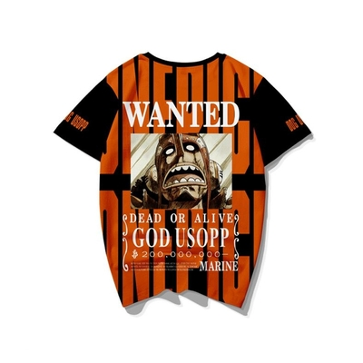 La Boutique One Piece T-Shirt One Piece Wanted Usopp 5 La Boutique One Piece T-Shirt One Piece Wanted Usopp – Image 3