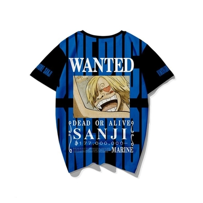 La Boutique One Piece T-Shirt One Piece Wanted Sanji 5 La Boutique One Piece T-Shirt One Piece Wanted Sanji – Image 3
