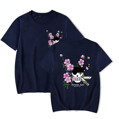 La Boutique One Piece T-Shirt One Piece Zoro Cherry Tree Flower 5 La Boutique One Piece T-Shirt One Piece Zoro Cherry Tree Flower – Image 3