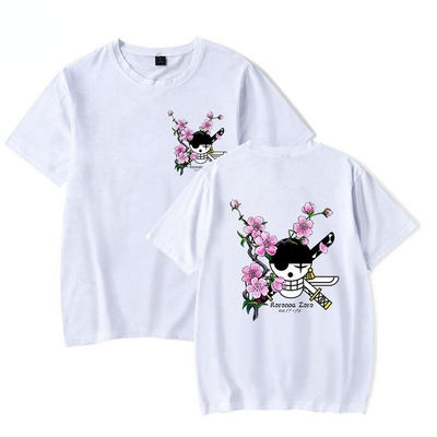 La Boutique One Piece T-Shirt One Piece Zoro Cherry Tree Flower 4 La Boutique One Piece T-Shirt One Piece Zoro Cherry Tree Flower – Image 2