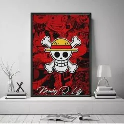 La Boutique One Piece Tableau One Piece Jolly Roger Luffy