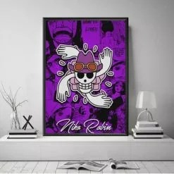 La Boutique One Piece Tableau One Piece Jolly Roger Robin