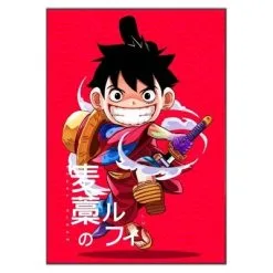 La Boutique One Piece Tableau One Piece Tiny Luffy -Vêtements Soldes tableau toile one piece monkey luffy tiny wano 3