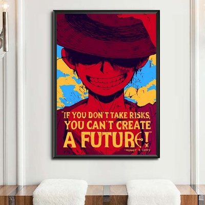 La Boutique One Piece Tableau One Piece Quote Luffy 4 La Boutique One Piece Tableau One Piece Quote Luffy – Image 2