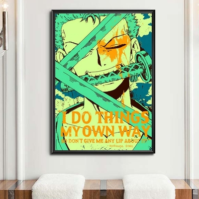 La Boutique One Piece Tableau One Piece Quote Zoro 4 La Boutique One Piece Tableau One Piece Quote Zoro – Image 2