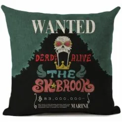 La Boutique One Piece Taie D'oreiller One Piece Wanted 11 La Boutique One Piece Taie D'oreiller One Piece Wanted -Vêtements Soldes taie oreiller wanted one piece brook